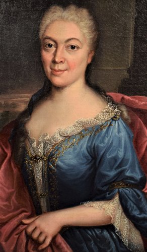 Paire Portraits de Nobles Français  